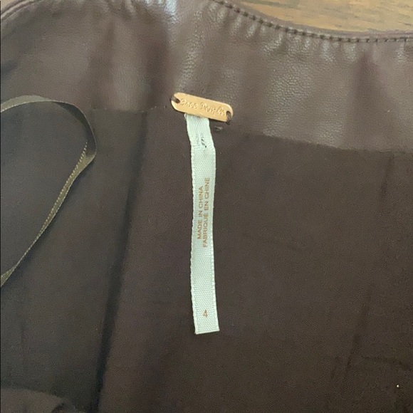 Free People Oh Snap Vegan Leather Skirt - Picture 4 of 6